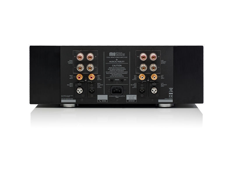 Musical Fidelity M8-500S: 500 Watt Stereo Power Amplifier Silver - Image 2