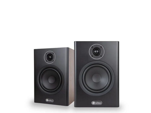 Richter Merlin S6plus 2-way Bookshelf Speaker Pair Walnut