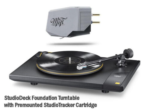 MOFI StudioDeck Foundation Turntable + Premounted StudioTracker Cartridge