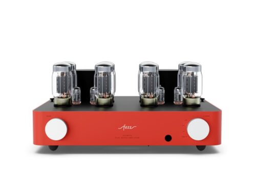 Fezz Olympia Dual Mono Integrated Vacuum Tube Amplifier Burning Red