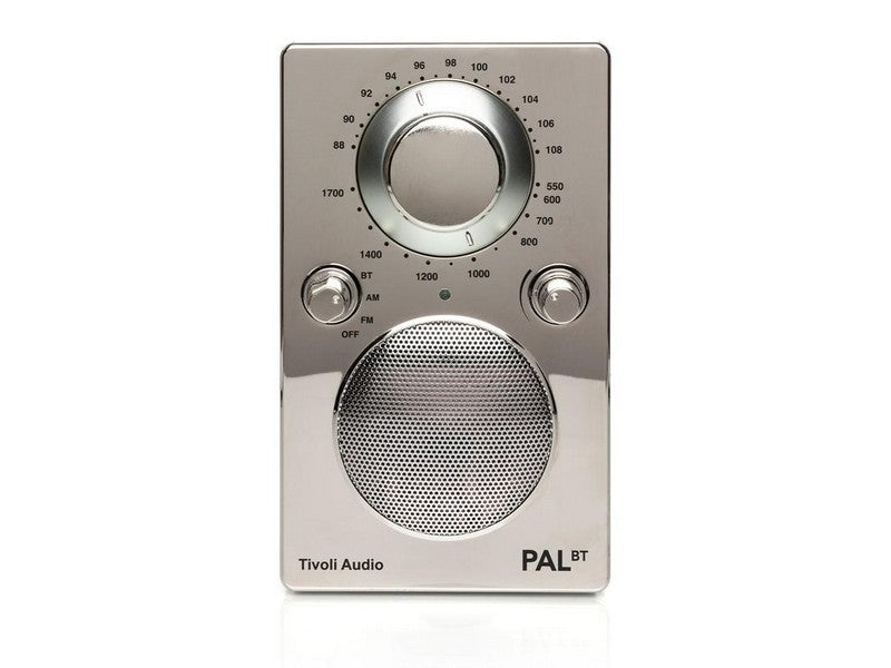 Tivoli Audio PAL BT Portable AM/FM Radio with Bluetooth Chrome