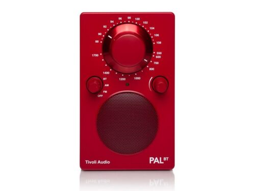 Tivoli Audio PAL BT Portable AM/FM Radio with Bluetooth Red
