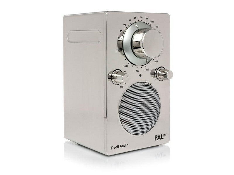 Tivoli Audio PAL BT Portable AM/FM Radio with Bluetooth Chrome - Image 3