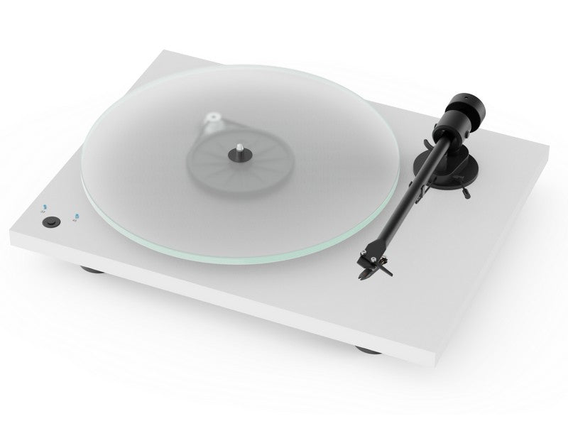 Pro-Ject T1 Phono SB Turntable Matte White with Ortofon OM 5E Cartridge