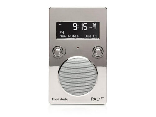 Tivoli Audio PAL+ BT DAB/DAB+/FM Portable Radio with Bluetooth Chrome