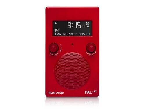 Tivoli Audio PAL+ BT DAB/DAB+/FM Portable Radio with Bluetooth Red