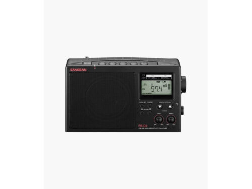 Sangean PR-D3BK FM–Stereo / AM Portable Receiver Black