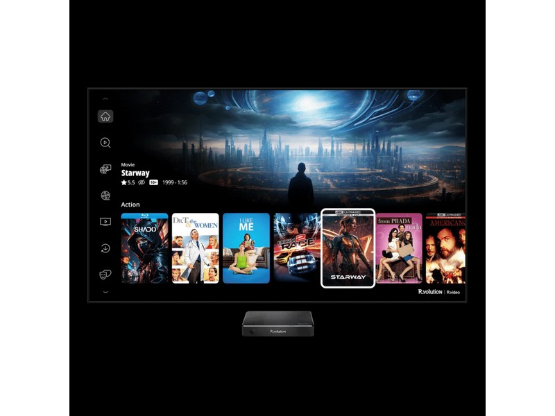 R_volution Player One Mini Compact 4K Ultra HD Media Player - Image 3