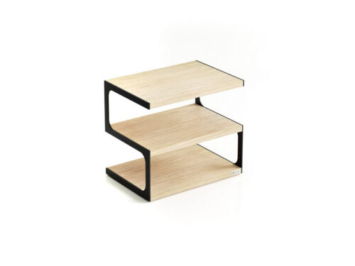 Pylon Audio Obsidian T.3 Audio Table Rack Clear Varnish Natural Oak Veneer (Each)