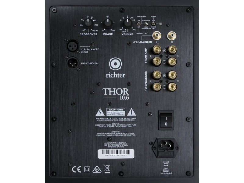 Richter Thor 10.6 Series 6 Subwoofer BLACK - Image 8