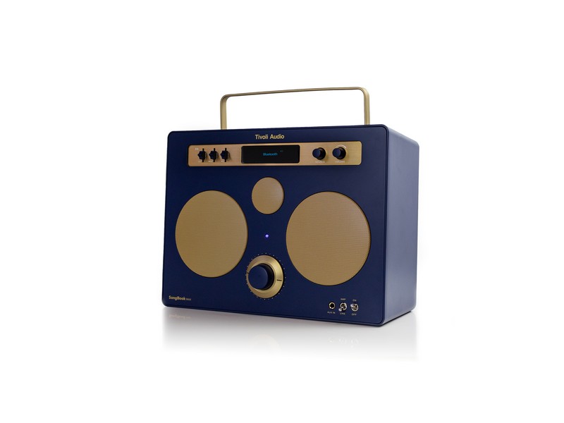 Tivoli Audio SongBook MAX Premium Bluetooth DAB+ Sound System Blue Gold - Image 3