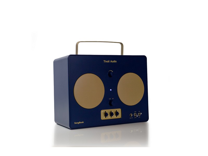 Tivoli Audio SongBook Premium Bluetooth Sound System Blue Gold - Image 3