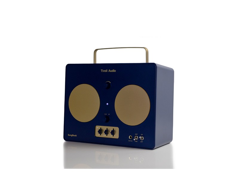 Tivoli Audio SongBook Premium Bluetooth Sound System Blue Gold - Image 2