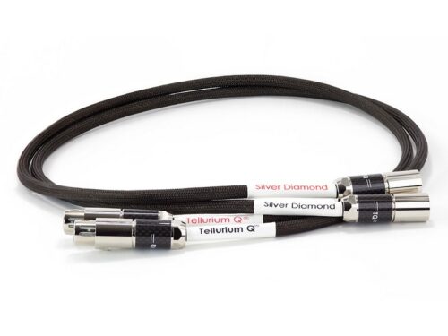 Tellurium Q Silver Diamond XLR Interconnect Cable Pair (1m)