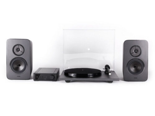 Rega System One Pack - Turntable, Amplifier, Bookshelf Speakers & Cables