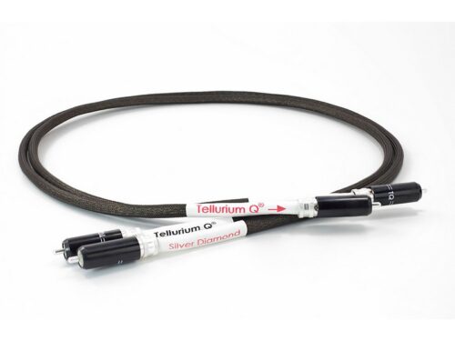 Tellurium Q Silver Diamond RCA Interconnect Cable Pair (1m)