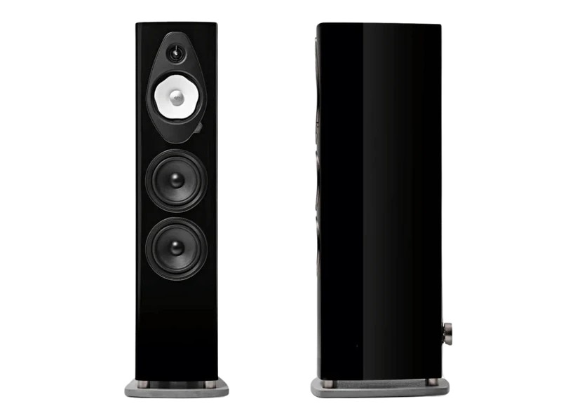 Sonus Faber Sonetto V G2 3-way Vented Floorstanding Speaker Pair Piano Black