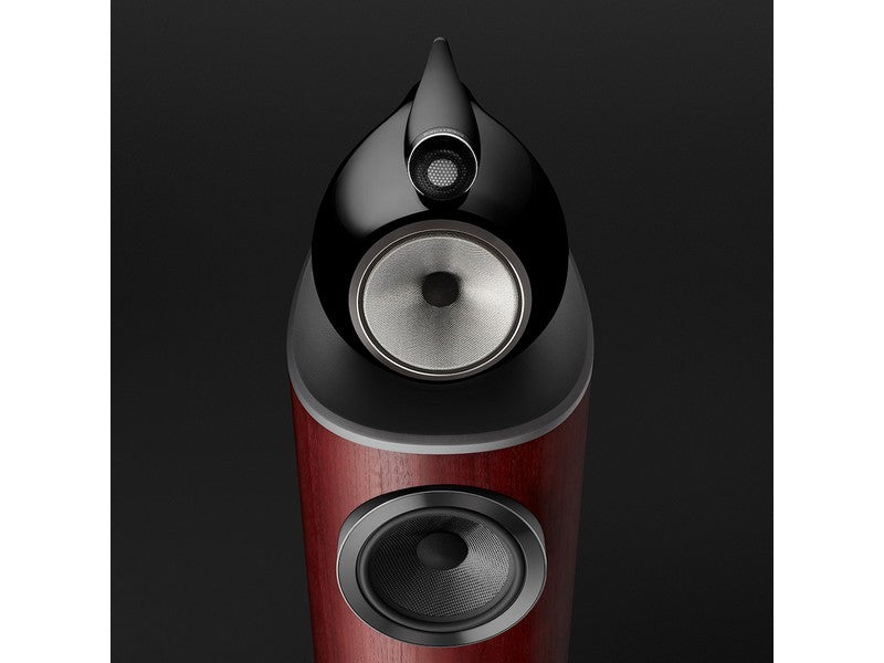 Bowers & Wilkins 802 D4 Floorstanding Speaker Pair Satin Rosenut - Image 3
