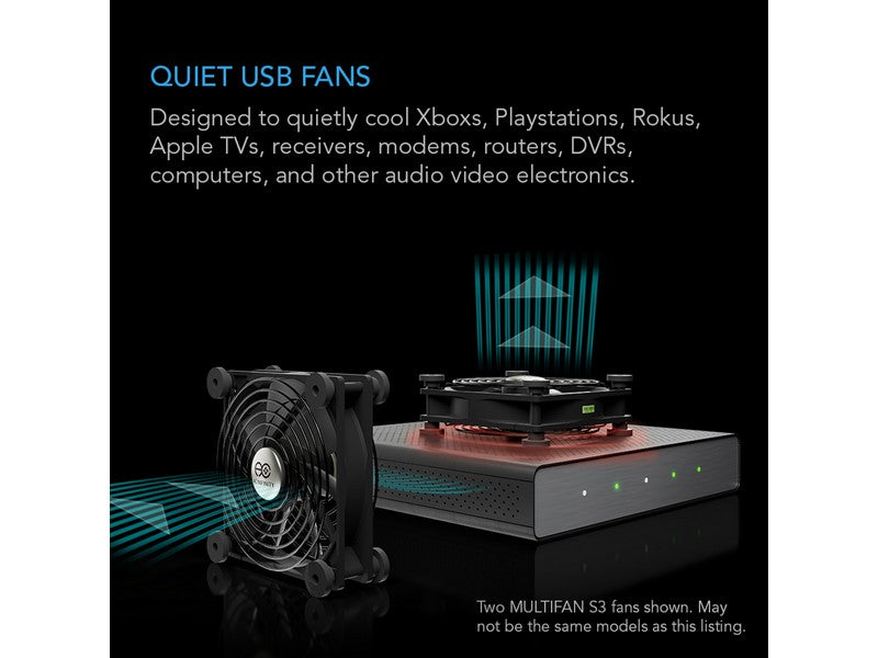 AC Infinity Multifan Mini Quiet USB Cooling Fan 40mm - Image 3