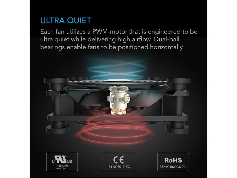 AC Infinity Multifan Mini Quiet USB Cooling Fan 40mm - Image 4