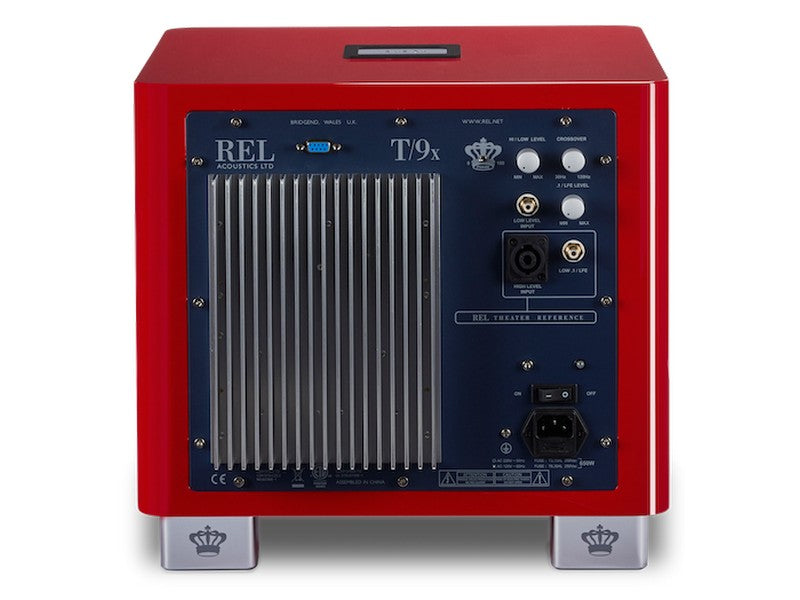 REL T/9x 300W 10" Subwoofer Red - Special Limited Edition - Image 2