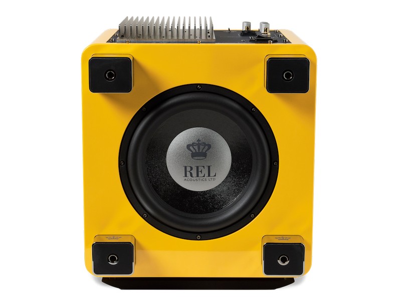 REL T/9x 300W 10" Subwoofer Yellow - Special Limited Edition - Image 3