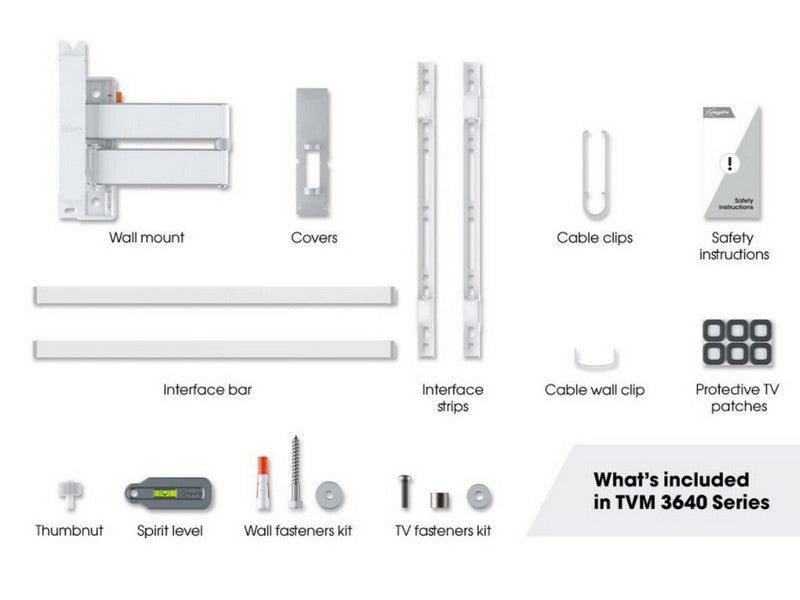 Vogel's TVM 3645 Full-Motion TV Wall White - Image 8