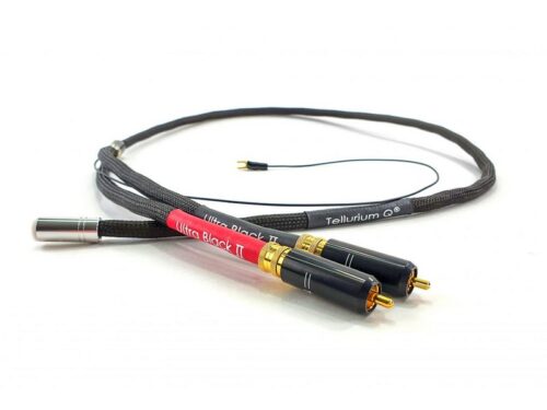 Tellurium Q Ultra Black II Tone Arm 5 Pin DIN-RCA Turntable Cable (1m)