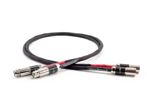 Tellurium Q Ultra Black II XLR Interconnect Cable Pair (1m)