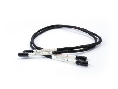 Tellurium Q Ultra Silver II RCA Interconnect Cable Pair (1m)