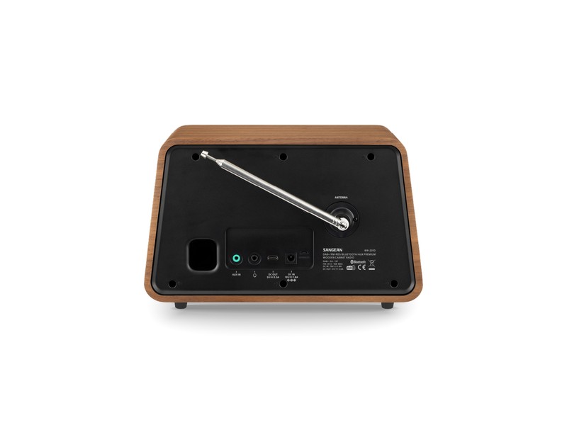 Sangean WR-201D DAB+ / FM / Bluetooth Wooden Cabinet Radio (Vintage Walnut) - Image 7