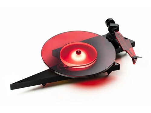 Pro-Ject AC/DC Black Turntable with Ortofon 2M Red Cartridge