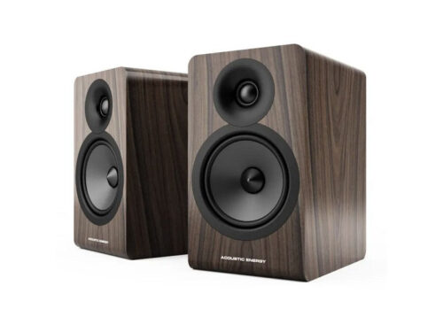 Acoustic Energy AE100.2 Bookshelf Speaker Pair Walnut