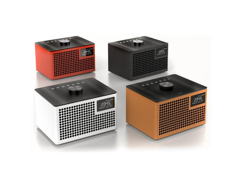 Geneva Acustica Lounge Radio FM/DAB+ BT Speaker Line-in Alarm Clock Cognac - Image 7