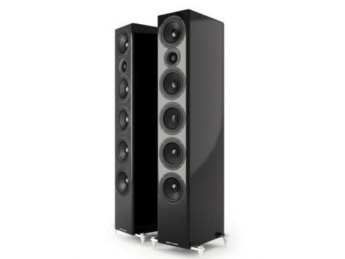 Acoustic Energy AE520 Floorstanding Loudspeaker Pair Piano Black
