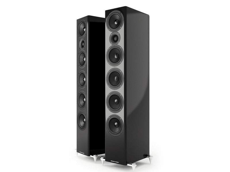 Acoustic Energy AE520 Floorstanding Loudspeaker Pair Piano Black