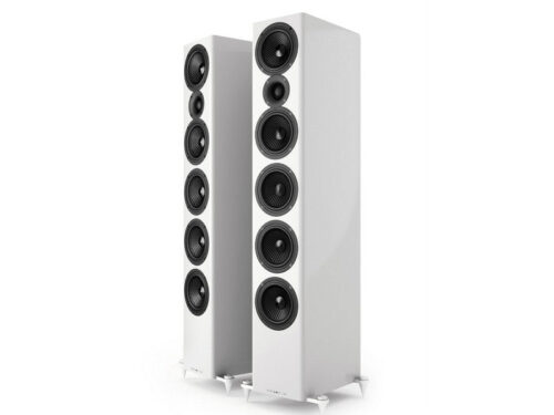 Acoustic Energy AE520 Floorstanding Loudspeaker Pair Piano White