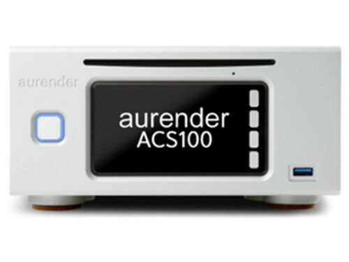 Aurender ACS100 Caching Music Server Streamer CD Ripper Silver