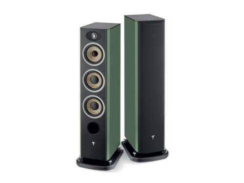 Focal Aria Evo X N2 Floorstanding Speaker Pair - High Gloss Moss Green