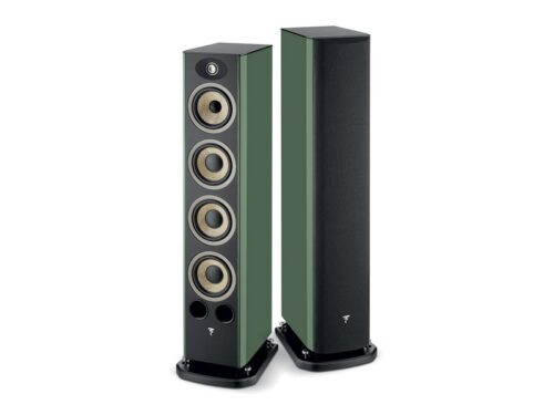 Focal Aria Evo X N3 Floorstanding Speaker Pair - High Gloss Moss Green