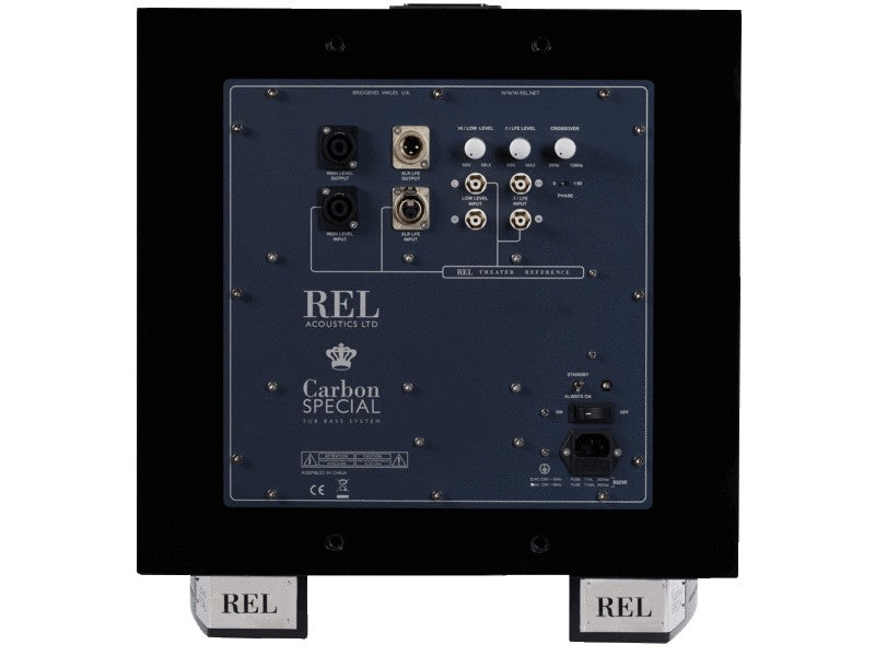 REL Carbon Special Subwoofer Gloss Piano Black - Image 4