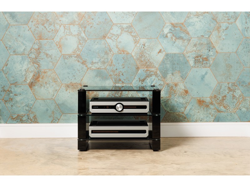 Blok Stax 2G 3-shelf Collection Black Glass / High Gloss Black - Image 2