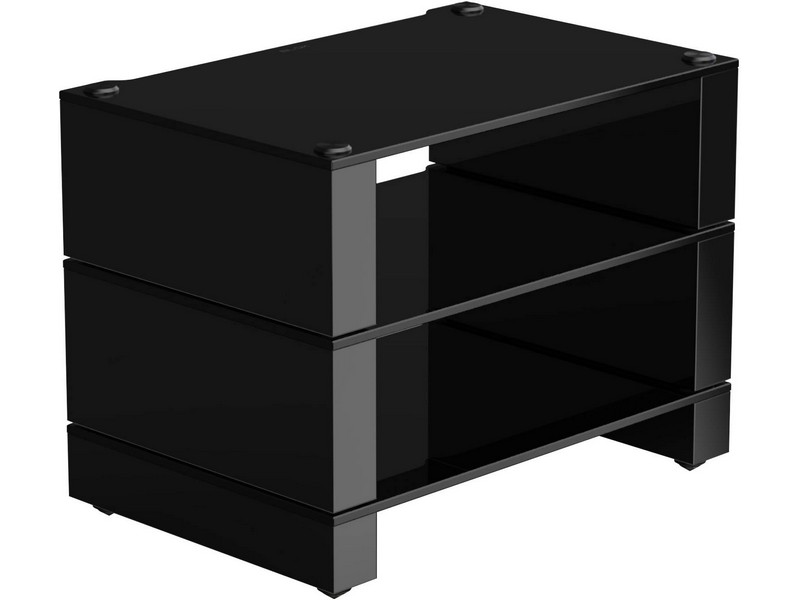 Blok Stax 2G 3-shelf Collection Black Glass / High Gloss Black - Image 3