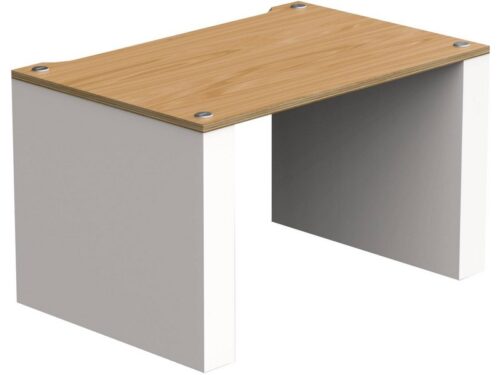 Blok Stax 2G LP Stand Natural Ash Plywood / Satin White