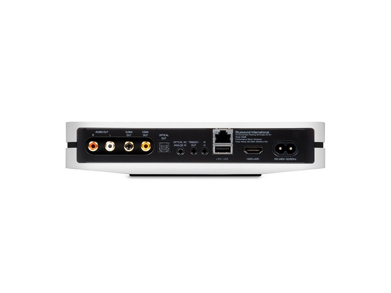 Bluesound Node N132 Wireless Multi-Room Hi-Res Music Streamer White - Image 4