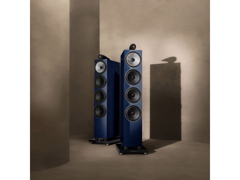Bowers & Wilkins 702 S3 Signature 3-way Floorstanding Speaker Pair Midnight Blue Metallic - Image 2