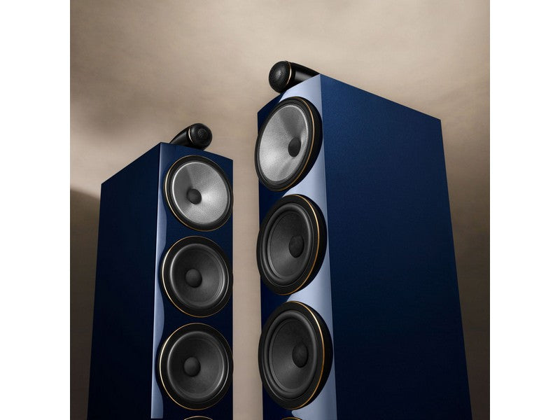 Bowers & Wilkins 702 S3 Signature 3-way Floorstanding Speaker Pair Midnight Blue Metallic - Image 7