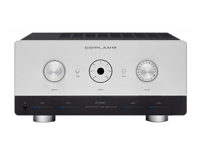Copland CTA407 Integrated tube amplifier 2x50W Silver