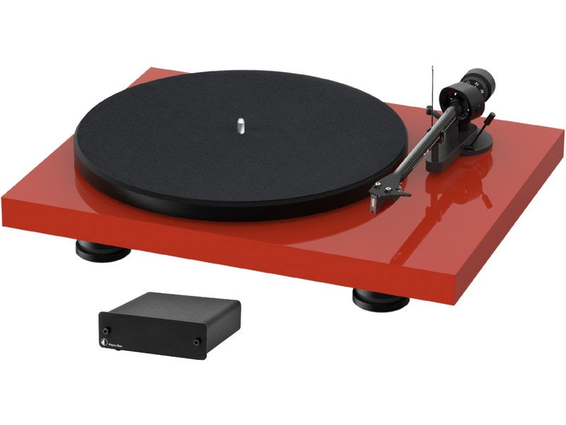 Pro-Ject Debut Carbon Evo Turntable High Gloss Red with Phono Box
