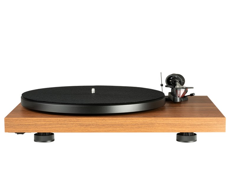 Pro-Ject Debut Carbon Classic Turntable with Ortofon 2M Red Cartridge - Walnut - Image 2